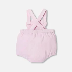 Barboteuse bébé fille - rose poudre clair