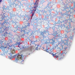Barboteuse bébé fille en tissu Liberty - multicolore