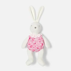 Barboteuse pour peluche lapin moyen modèle - rose/multicolore