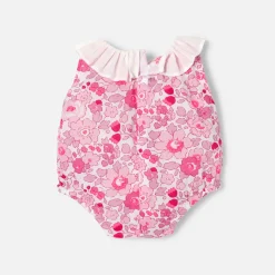 Barboteuse pour peluche lapin moyen modèle - rose/multicolore