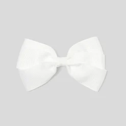 Barrette grand nœud enfant fille - blanc jacadi
