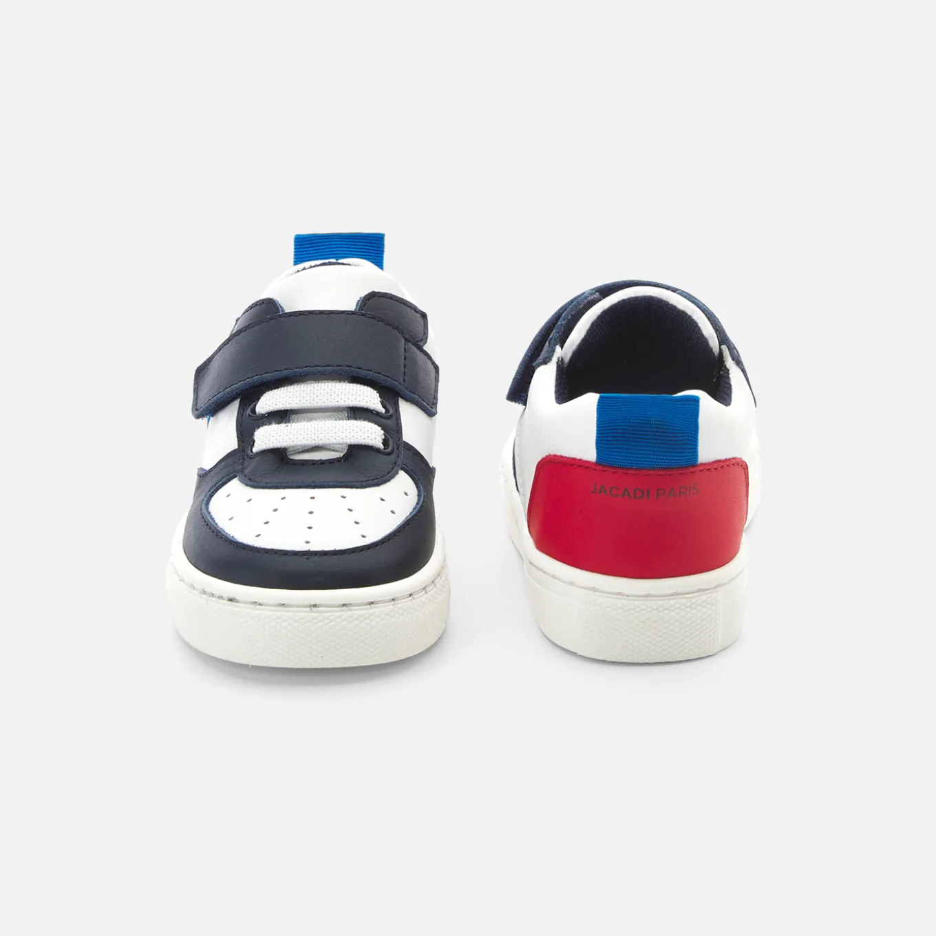Baskets bébé - marine/rouge