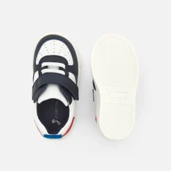 Baskets bébé - marine/rouge