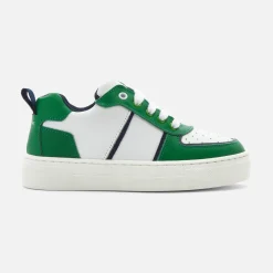 Baskets enfant - marine/vert