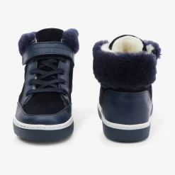 Baskets fourrées enfant garçon - marine jacadi