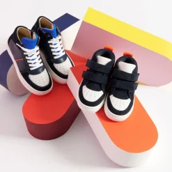 Baskets montantes bébé garçon - marine jacadi