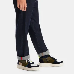 Baskets montantes enfant garçon - bleu