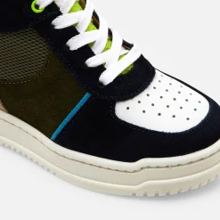 Baskets montantes enfant garçon - bleu