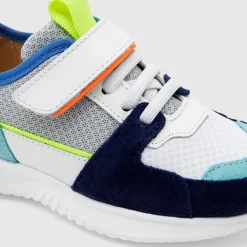 Baskets running enfant - bleu