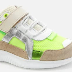 Baskets running enfant fille - multicolore