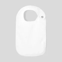 Bavoir en éponge petits nuages - blanc jacadi