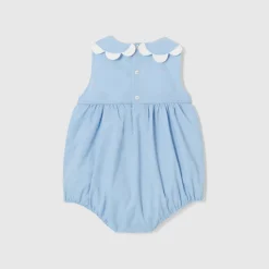 Bloomer bébé fille en fil à fil - chambray
