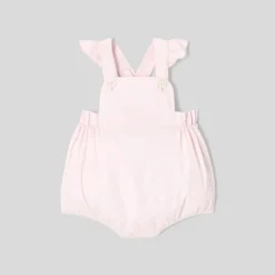 Bloomer bébé fille en fil à fil - rose/blanc