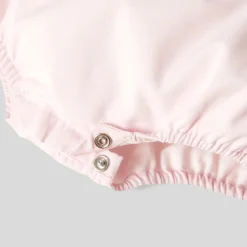 Bloomer bébé fille en fil à fil - rose/blanc