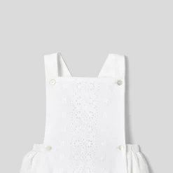 Bloomer bébé fille en popeline - blanc jacadi