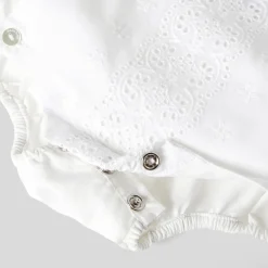 Bloomer bébé fille en popeline - blanc jacadi