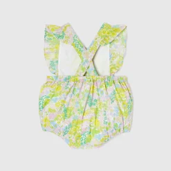 Bloomer bébé fille en tissu Liberty - blanc/multicolore