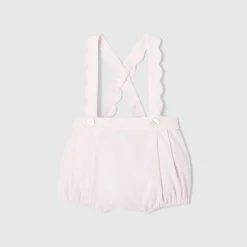 Bloomer bébé fille en velours - rose pale jacadi