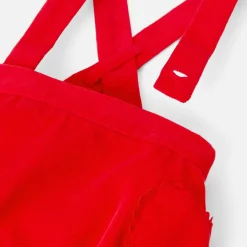Bloomer bébé fille en velours léger - rouge jacadi