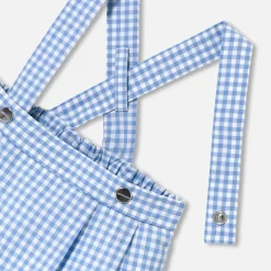 Bloomer bébé garçon en Vichy - bleu/blanc