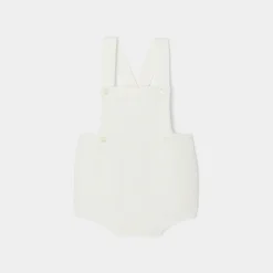 Bloomer en tricot bébé garçon - blanc doux jacadi