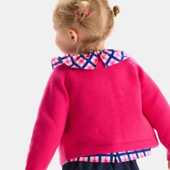 Blouse bébé fille à carreaux - blanc/multicolore