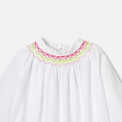 Blouse bébé manches longues - blanc jacadi