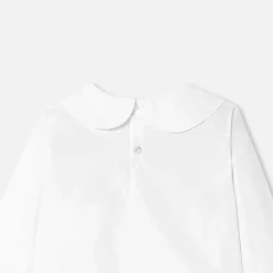 Blouse en popeline enfant fille - blanc jacadi