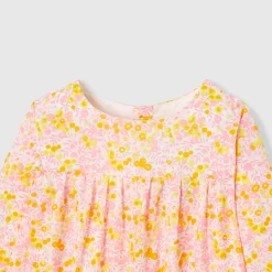 Blouse en tissu Liberty enfant fille - Jacadi x Tohana - jaune/multicolore