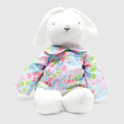 Blouse pour peluche lapin moyen modèle - blanc/multicolore
