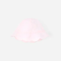 Bob enfant fille à festons - rose pale jacadi