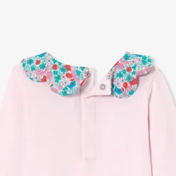 Body bébé fille à col en Tissu Liberty - rose poudre jacadi