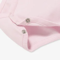 Body bébé fille à col en Tissu Liberty - rose poudre jacadi