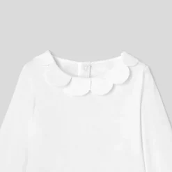 Body bébé fille col pétales - blanc jacadi