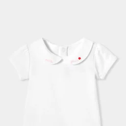 Body bébé fille manches courtes - blanc jacadi