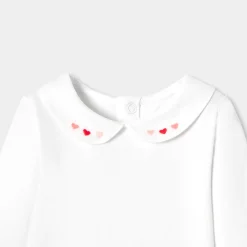 Body bébé fille manches longues - blanc jacadi