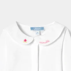 Body bébé fille manches longues - blanc jacadi