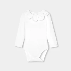 Body bébé fille manches longues - blanc jacadi