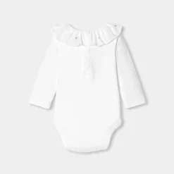Body bébé fille manches longues - blanc jacadi