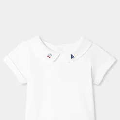 Body bébé garçon manches courtes - blanc jacadi