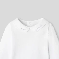 Body bébé garçon manches longues - blanc jacadi