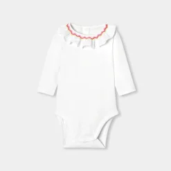 Body manches longues bébé fille - blanc jacadi