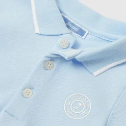 Body polo bébé garçon - bleu clair jacadi