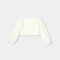 Boléro bébé fille cérémonie - blanc doux jacadi