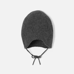 Bonnet bébé en cachemire - gris anthracite jacadi