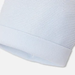 Bonnet bébé en coton - bleu clair jacadi