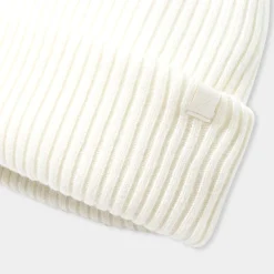 Bonnet enfant fille doublé en micropolaire - blanc doux jacadi