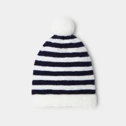 Bonnet Love Maille Collection Solidaire - ecru/marine