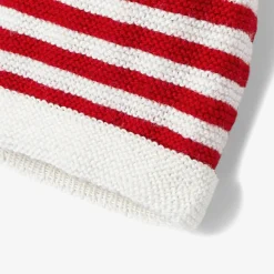 Bonnet Love Maille Collection Solidaire - blanc/rouge