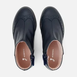 Boots enfant fille en cuir